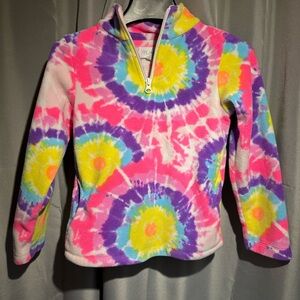 Place Colorful Tie-Dye Kids Sweatshirt - Pink, Yellow, Purple